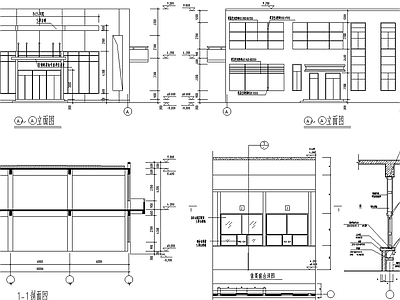 食堂建筑设计图 施工图