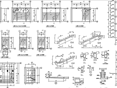 5层砖混结构学校结构施工图 施工图