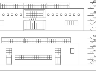 小食堂 施工图 食堂建筑