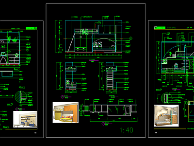 儿童床设计图 施工图
