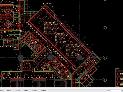 现代简约餐饮空间施工图