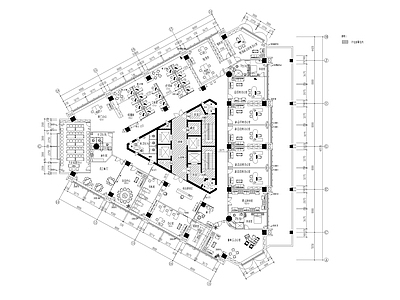 现代办公空间设计施工图