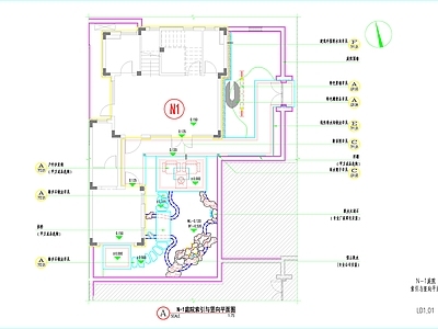 新中式庭院景观 施工图