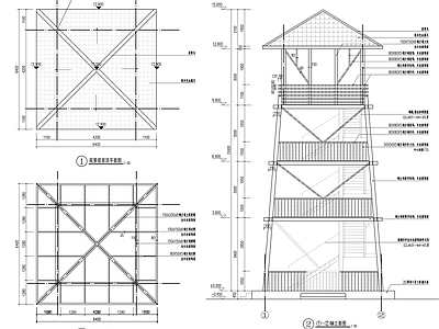 观景塔详图施工图