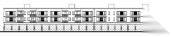 成都某三层底框商住楼建筑施工图