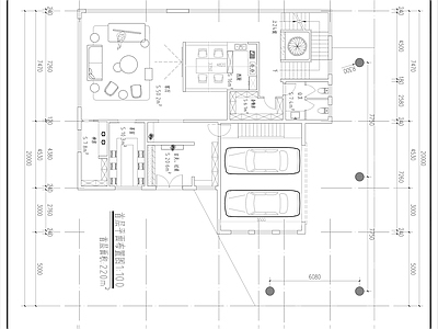 538m²别墅住宅施工图