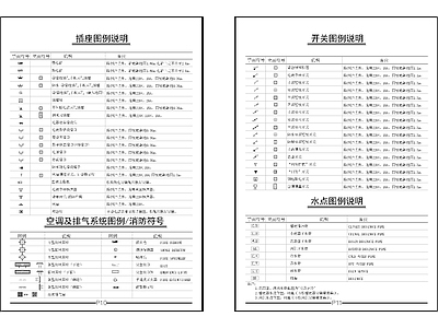 室内制图标准参考图库