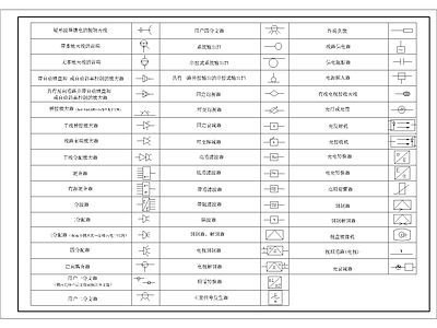 电气线路图例参考