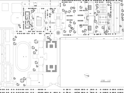 五层学校图书馆建筑施工图