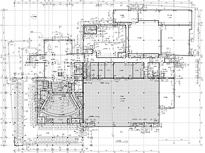 文化中心建筑平面图 施工图