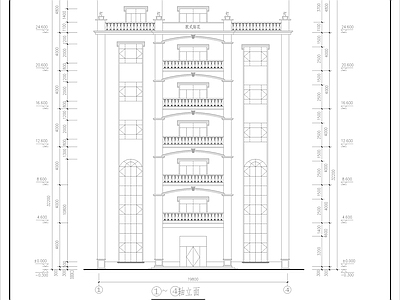 独栋别墅建筑设计施工图