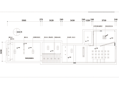 牙科诊所建筑装修图施工图