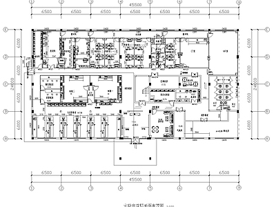 动物实验室建筑平面图施工图