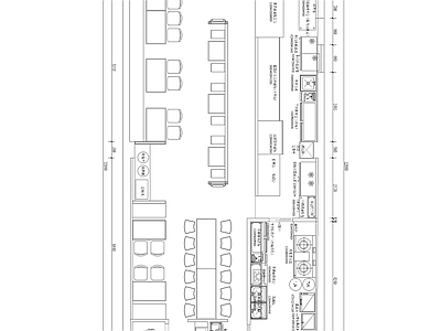 麻辣香锅店铺平面布置图