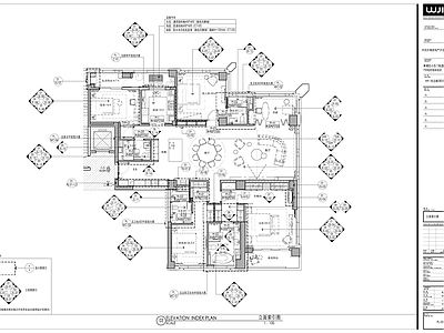 海珀外滩283m2大平层施工图