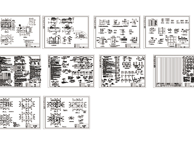 公共厕所建筑和结构详图施工图