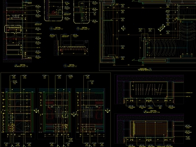 室内衣柜CAD节点合集施工图