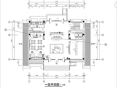 延津售楼部 平面设计施工图