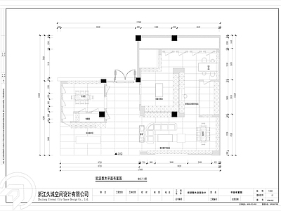 欧派整木店面平面布置施工图