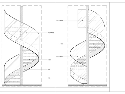 旋转楼梯施工图