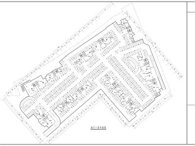 地下停车库平面布置方案设计