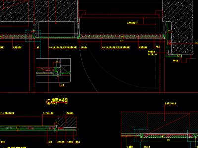 暗藏门节点大样施工图 通用节点