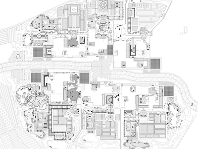 多利农庄田园景观全套施工图 乡村振兴