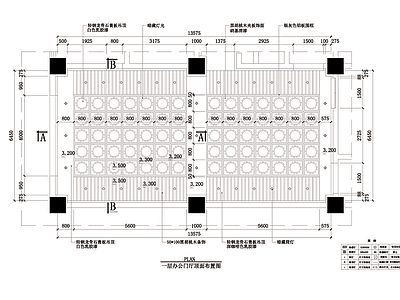 电信办公门厅装修施工图