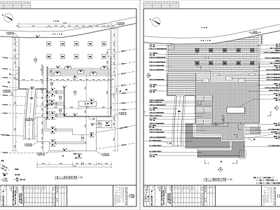 公园广场入口节点设计 节点详图 施工图 景观小品