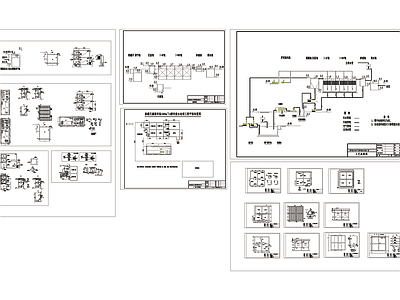 现代屠宰厂废水工艺详图 施工图