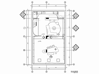 300㎡四层小别墅CAD 施工图