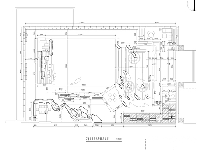 屋顶花园景观平面图 施工图