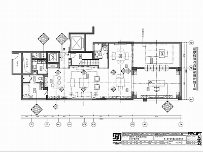 现代家园三层别墅CAD 施工图