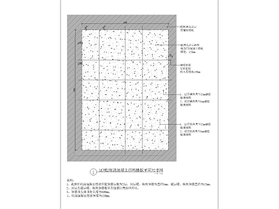 楼板洞口修补现浇混凝土楼板 施工图 混凝土节点