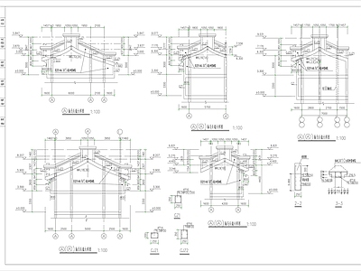 徽派建筑CAD 施工图