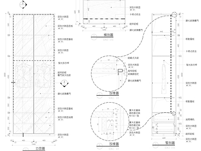 现代衣柜大样图