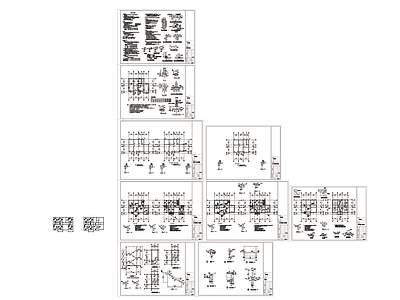 160平方农居房结构CAD图 施工图