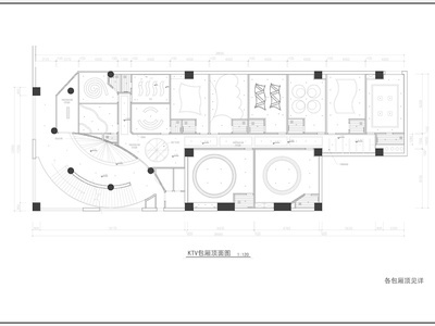 ktv包厢装修 施工图