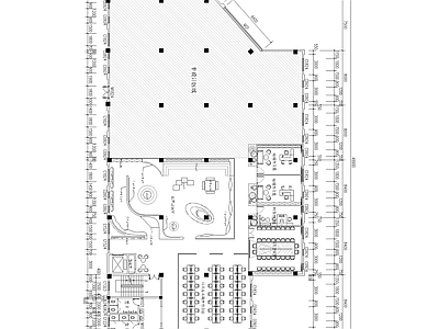 某农产品展厅平面 施工图