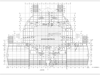 某体育馆结构初设 施工图 体育场