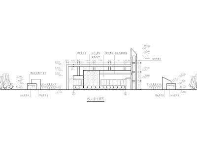 门卫和大门设计全套建筑图 施工图