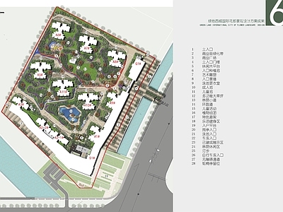 绿地西城国际花都A地块景观施工图 施工图