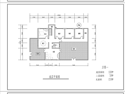 中式云南民居风格cad 自建房