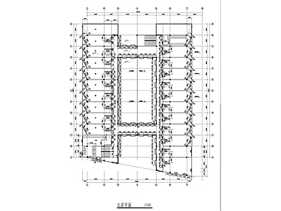 中学综合楼及宿舍方案设计图 施工图