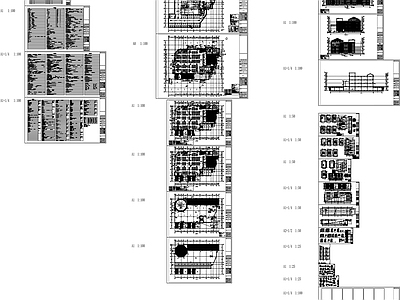 食堂建筑全套施工图纸