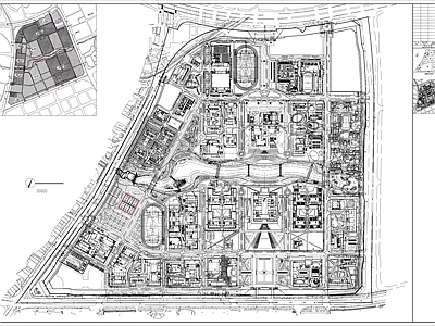 现代景观方案CAD 施工图