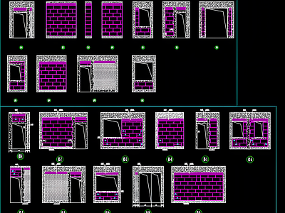某建筑砌砖图CAD 施工图
