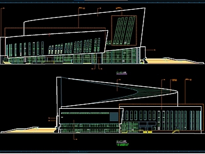 某四层中型剧场建筑 施工图