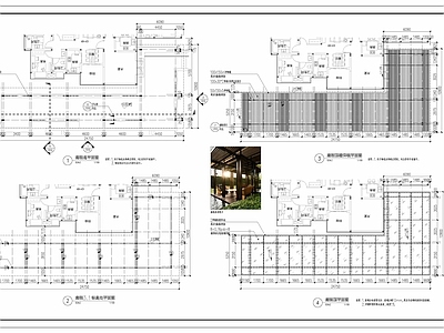 新中式示范区廊架 施工图