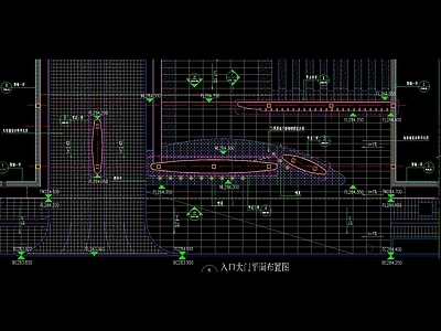 现代入口门廊大理石拉丝不锈钢饰面 施工图 通用节点